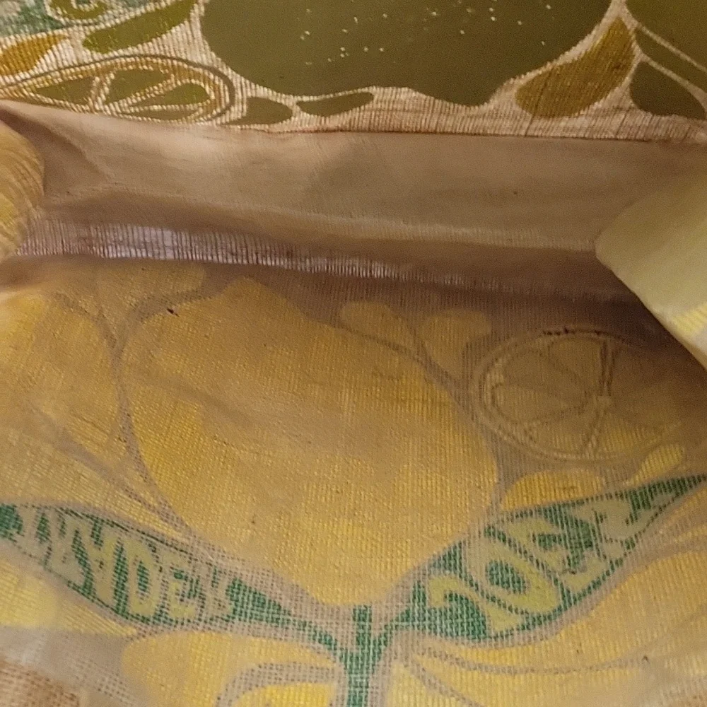 Green and Tan Tote Bag. Trafer Joe's New Without Tags - Picture 4 of 5